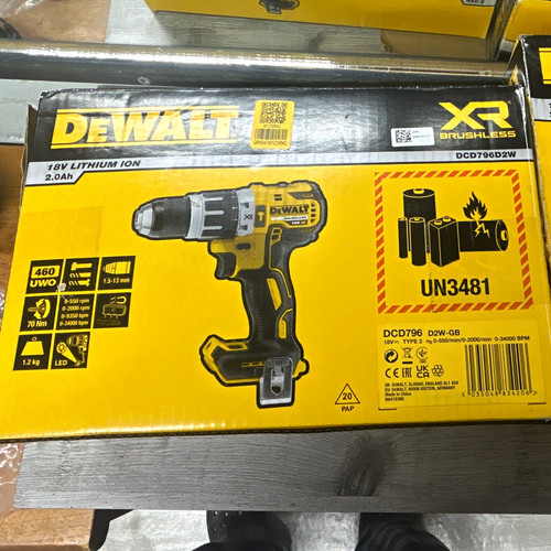 Dewalt dcd796d2w 18v - xr,