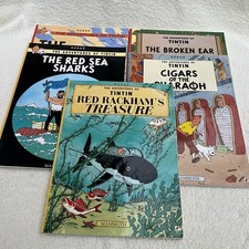 Herge The Adventures Of Tintin Five Books