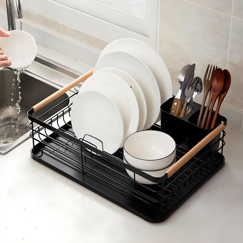 Dish drying rack drainer - dish,