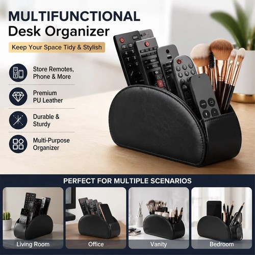 Storage box leather phone - storage,