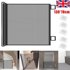 Retractable Pet Dog Gate Safety Guard Folding Baby Toddler Stair Gates Isolation