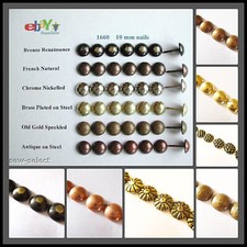 Upholstery Nails Tacks Studs Decorative 10mm Chair Pins Furniture Fabric Wood