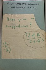 Hand Signed Field Marshal