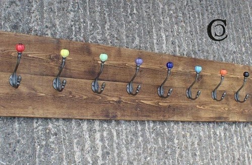 Rustic iron coat hook retro