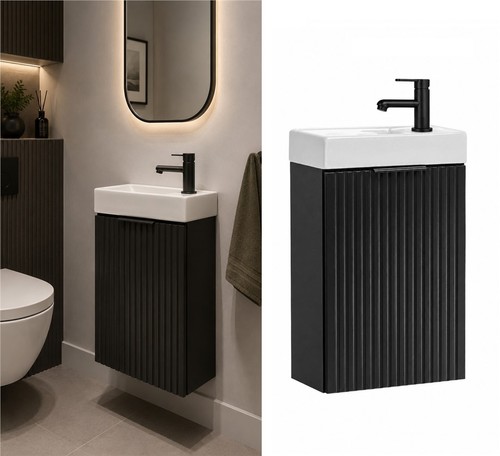 Cloakroom vanity unit - cloakroom, small