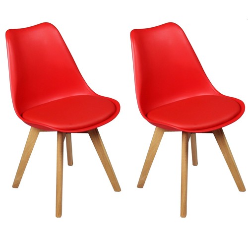 Dining chairs beech - 2, wood