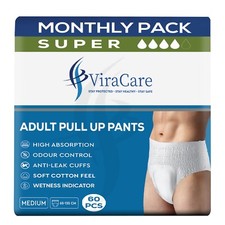 60 x Incontinence Pants for Men & Women | Adult Nappies | M, L, XL |