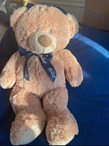 Hamleys beige plush teddy bear - hamleys,