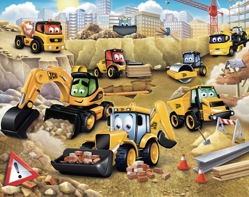 Jcb diggers tractors graphic - jcb,
