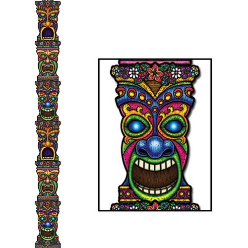 Jointed tiki totem pole - tiki,
