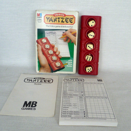 Vintage travel yahtzee - travel,