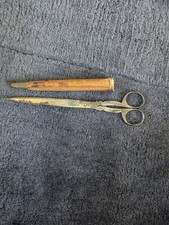 Antique sewing tools scissors