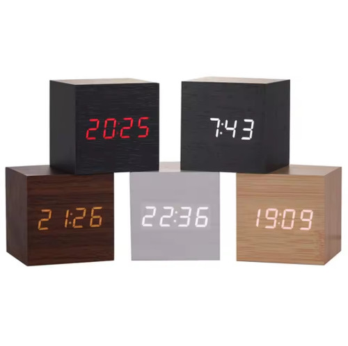 Wooden led digital - digital, clock