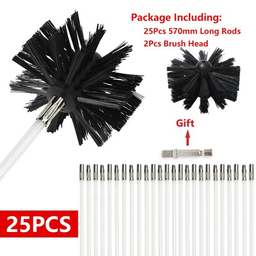Flexible chimney sweep set - sweep,