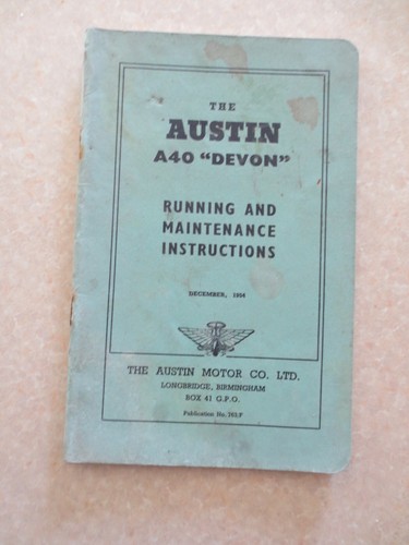 1955 austin a40 - a40, saloon