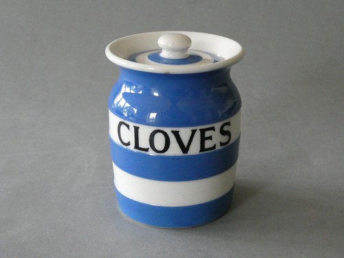 Green cornishware cloves - tg,
