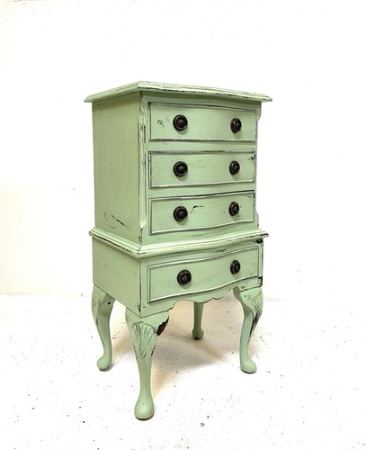 Vintage cabriole bedside - vintage,