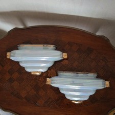 Pair Art Deco Wall Pockets  By