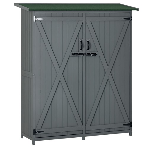 Wooden garden storage shed - shed, w/