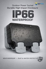 Outdoor Waterproof 13A Double