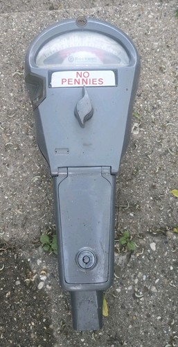 Vintage rockwell parking - parking, meter