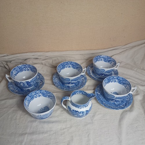 Spode blue italian large tea - blue,
