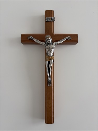 Wooden crucifix cross - wooden, crucifix,