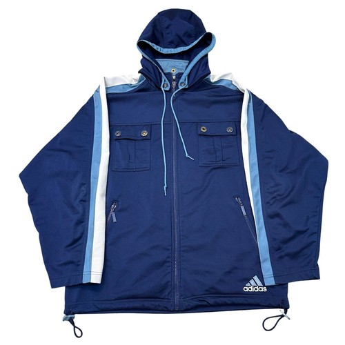 Adidas track jacket hooded - track, 90s