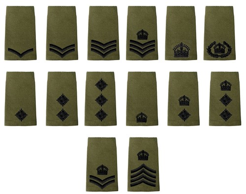 Black olive green rank - black,