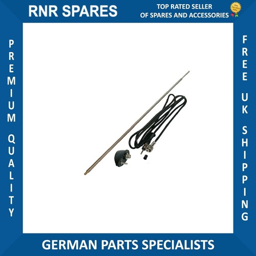 Chrome single mount antenna - chrome,
