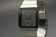 Vintage [Near MINT] RADO DiaStar 129.0266.3 Black Dial Square Quartz Men's Watch