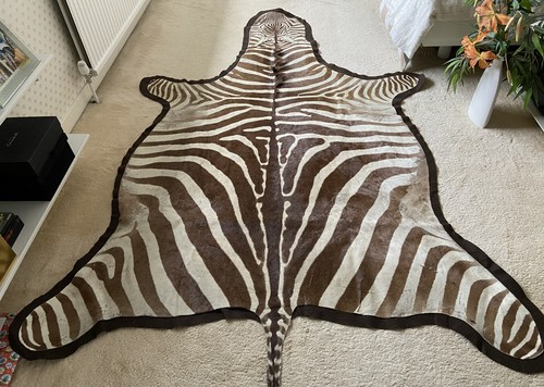 Vintage genuine zebra skin - vintage,