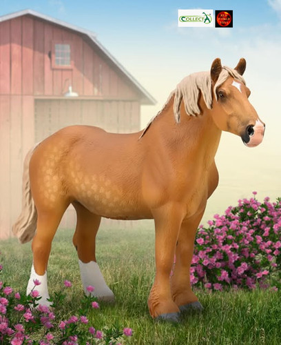 Belgian mare horse - mare, toy