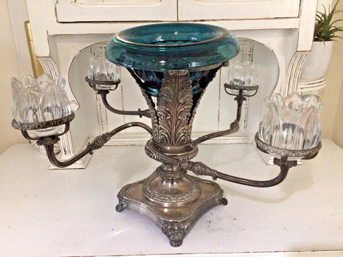 Antique silver plated - silver, epergne