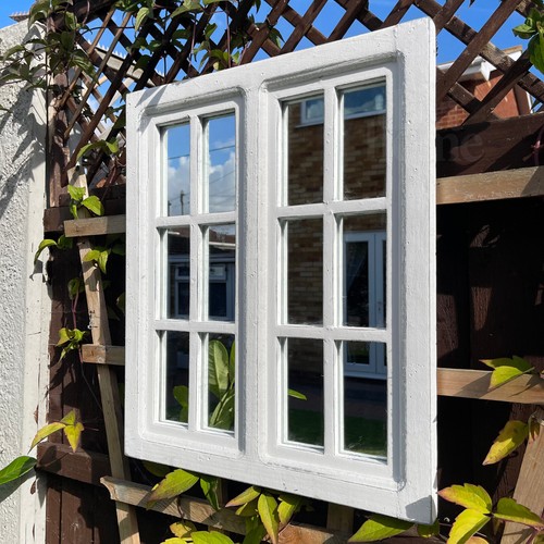 French country window mirror - french,