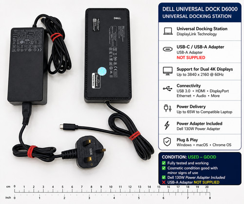 Dell d6000 universal dock - universal,