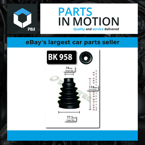 Joint boot bk958 - boot, shaftec