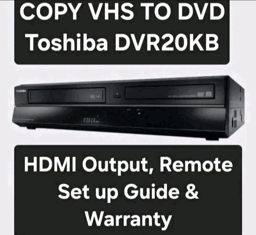 Toshiba dvr20kb copy vhs - toshiba,