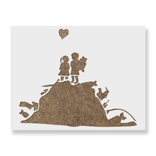 And them banksy stencil - them,