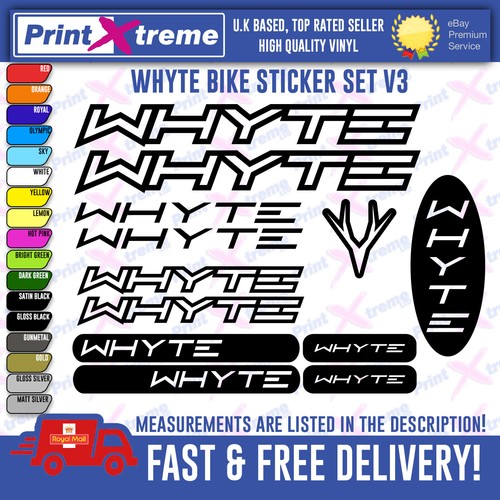 Whyte bike decal - bike, stickers