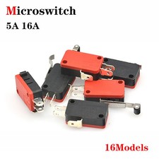 Microswitch Long Lever 5A