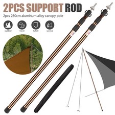 2x Telescopic Tent Poles