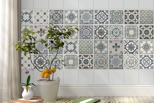 24pcs 10cm tile - 10cm, stickers