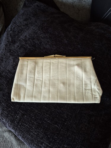 Vintage cream leather jane - cream,