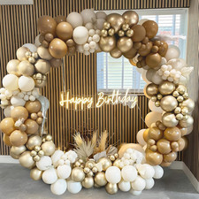 Brown balloon arch - arch, 171pcs