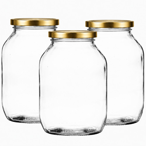 Half gallon glass pickle - gallon, &