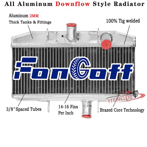 Row aluminum radiator fit - row,