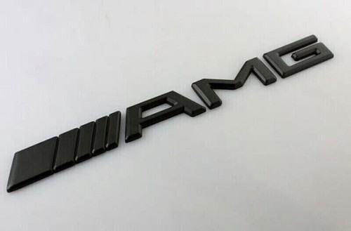 Black amg badge - black, cl