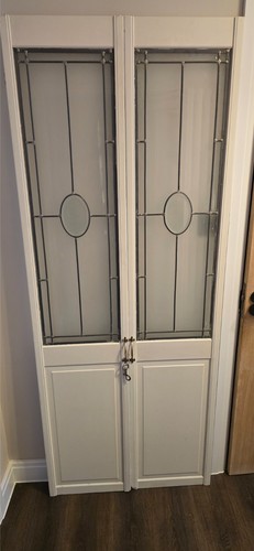 Pair original 1920s leaded - pair,
