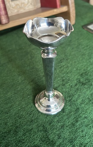 Sterling silver vase - sterling,
